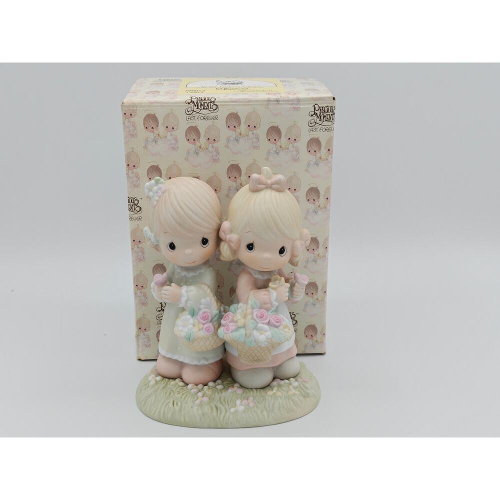 Precious Moments To My Forever Friend 1985 Enesco Figurine Samuel Butcher 100072